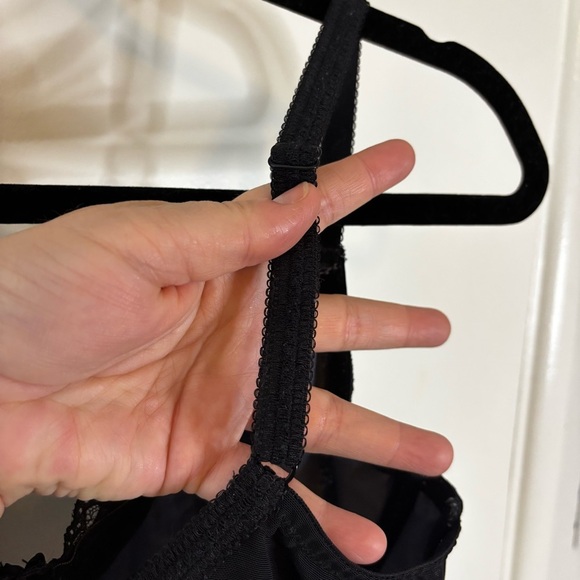 Pour Moi? Black and Gray Lace Trim Underwire Bra - Picture 13 of 16